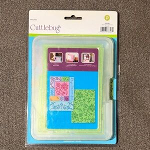 Cuttlebug Beautiful Craft Embossing Card Making Plates All in One NWT